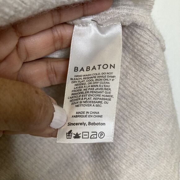 Aritzia Babaton Merino Wool Women's Size 1 XS Cowl Turtle Neck Sweater - Picture 8 of 10